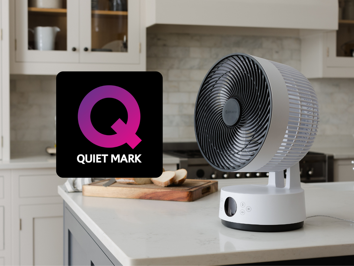 MeacoFan Sefte® Air Circulators: Awarded the Quiet Mark