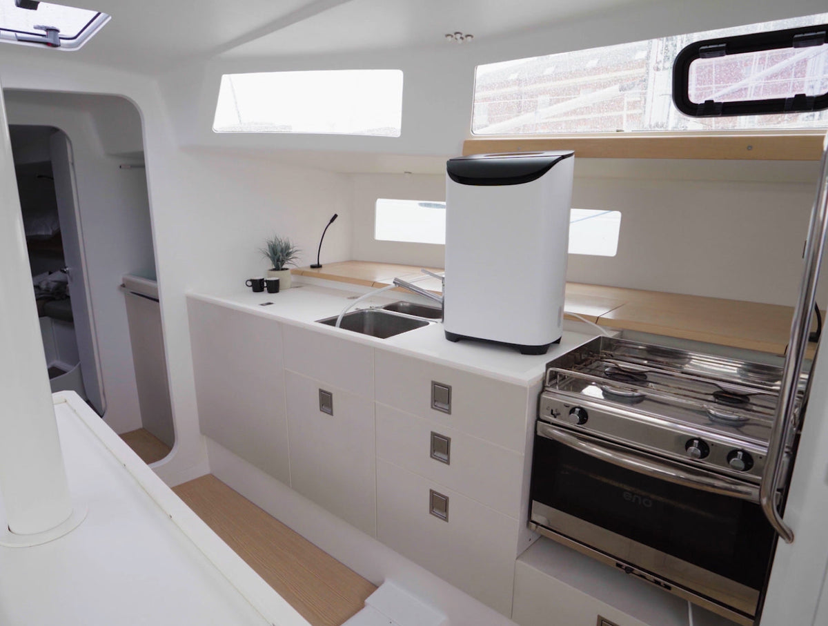 DD8L Pro Dessicant Dehumidifier in boat