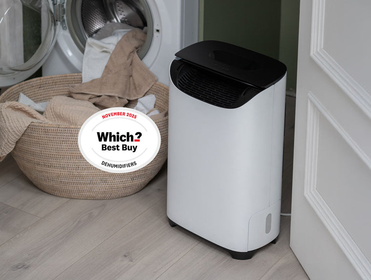 Meaco DD8L Pro with Which? award logo