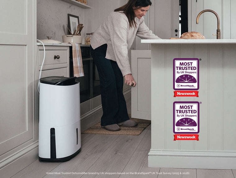 Meaco Voted Most Trusted Dehumidifier brand 2025 and 2026 from BrandSpark