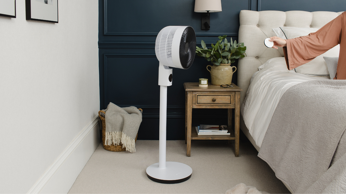 MeacoFan Sefte Pedestal at Bedside