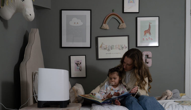 Humidifier in a baby's room