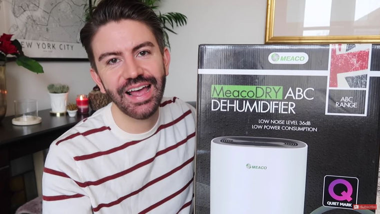 Channel 4 TV presenter &amp; YouTube celebrity recommends MeacoDry ABC dehumidifier to deal with damp