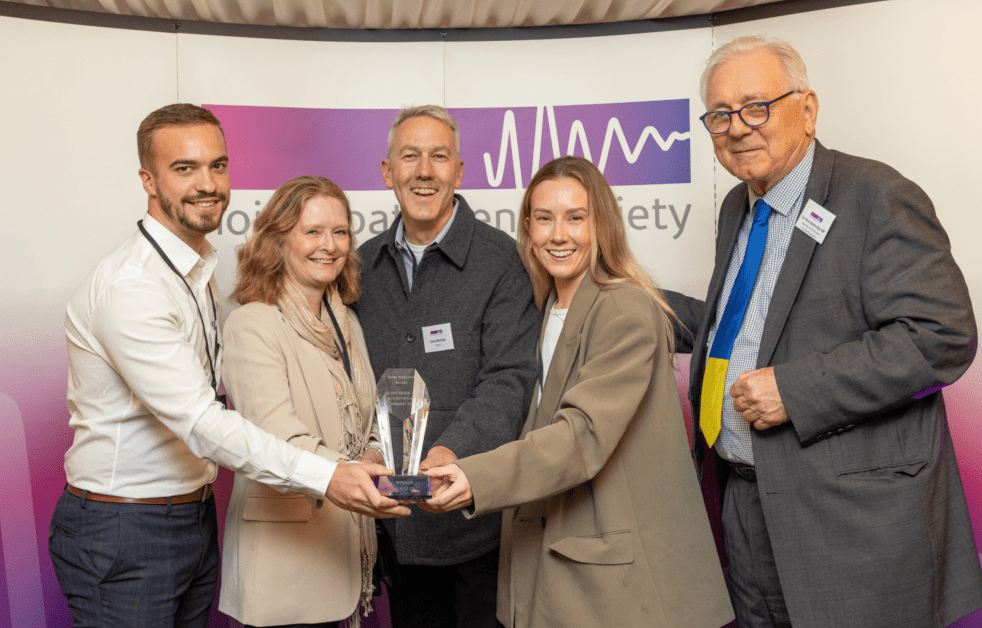 We are the Quiet Mark 10th Anniversary Award winners!