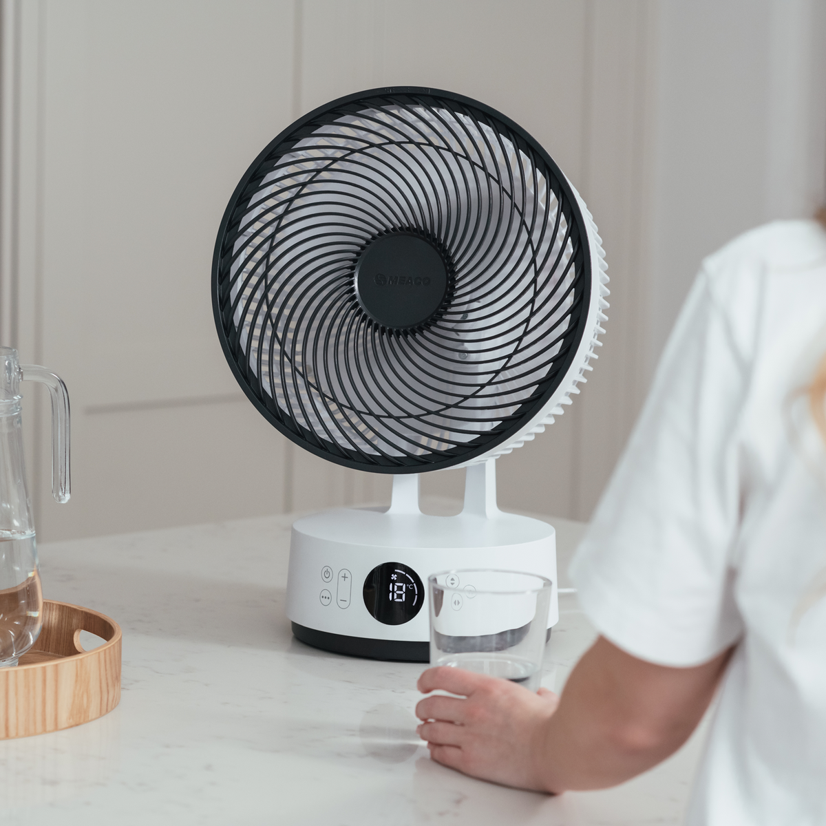 MeacoFan Sefte® 10" Table Air Circulator with Storage Bag