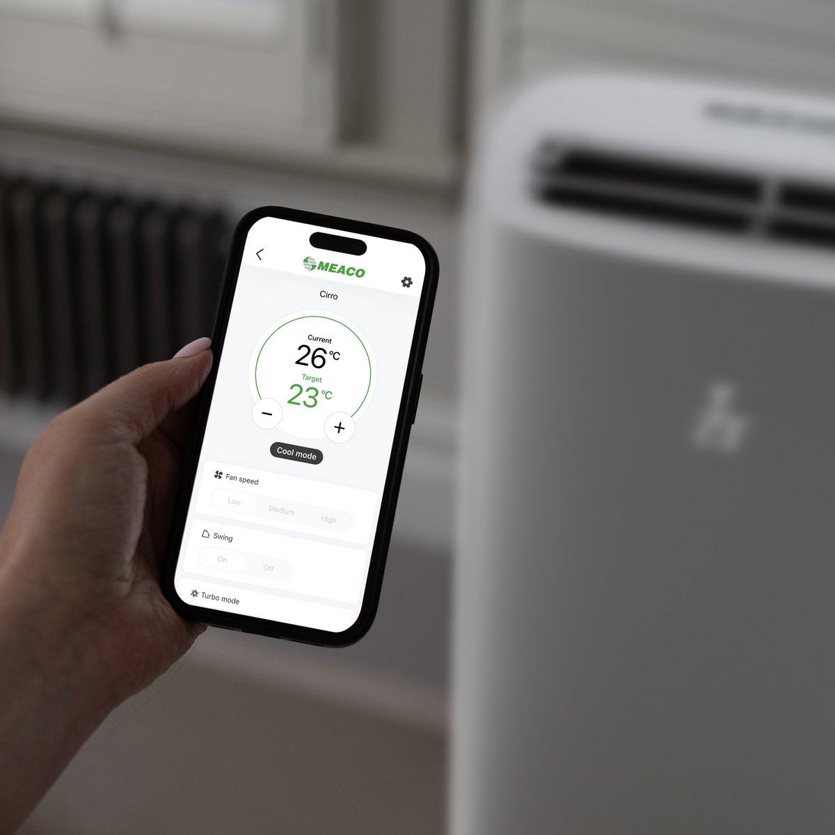 Cirro+® 16000 BTU Super Quiet Inverter Smart Portable Air Conditioner - Cooling Only