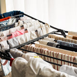 Dry laundry indoors