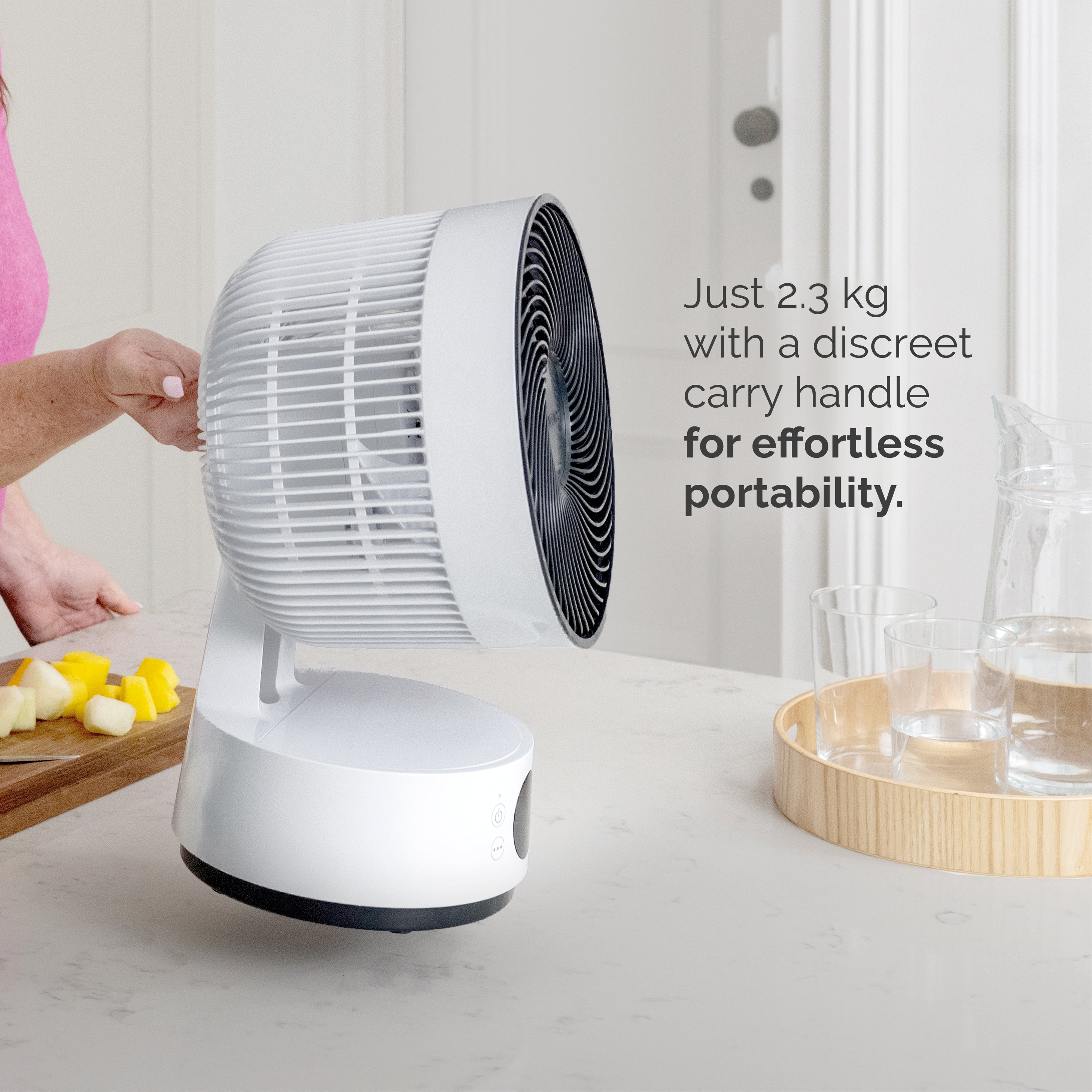 Ventilador Portátil MeacoFan Sefte 8 - Batería Recargable, 12 Velocidades, Silencioso, Modo ECO