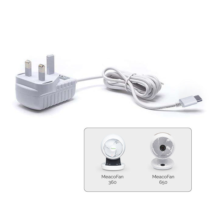 MeacoFan USB Cable and Plug Set