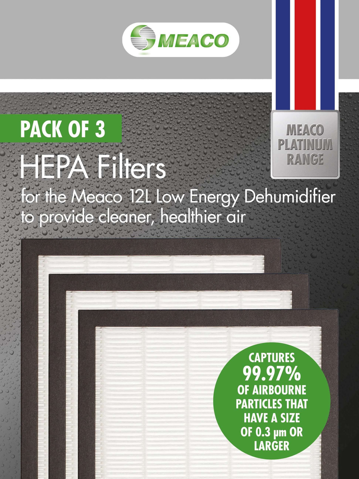 12L Low Energy HEPA Filter Pack