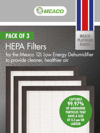 12L Low Energy HEPA Filter Pack