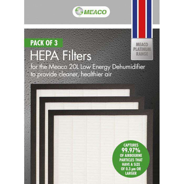 Meaco 20L Low Energy HEPA Filter Pack