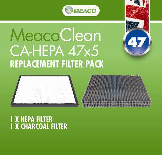 MeacoClean CA-HEPA 47x5 Filter Pack